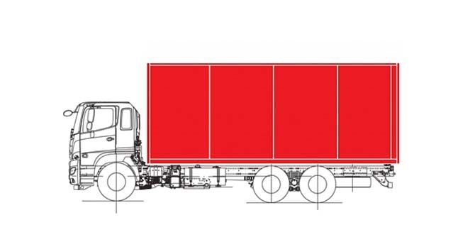 HINO 500 26т Фургон промтоварный