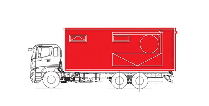 HINO 500 18т Фургон-лаборатория