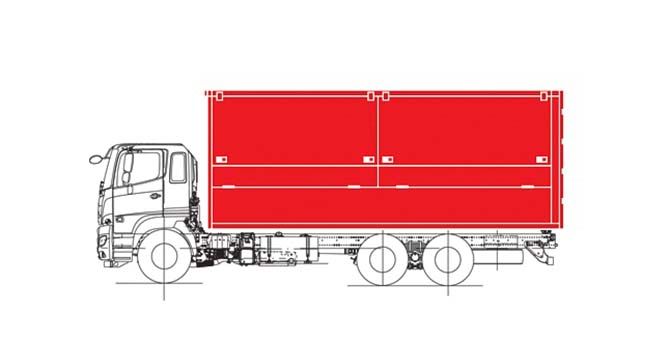 HINO 500 26т Фургон-автолавка