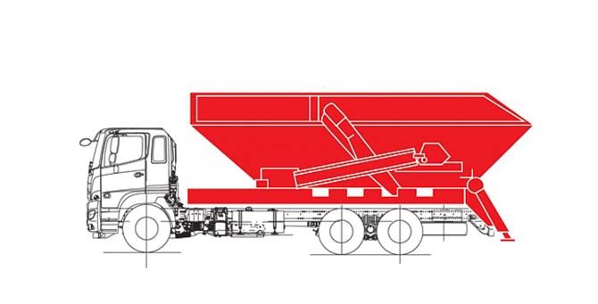 HINO 500 26т Контейнеровоз