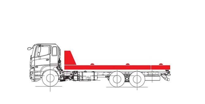 HINO 500 18т Эвакуатор со сдвижной платформой