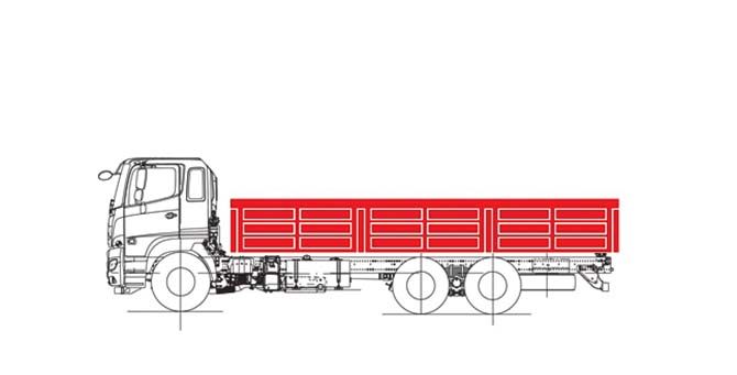 HINO 500 26т Бортовая платформа